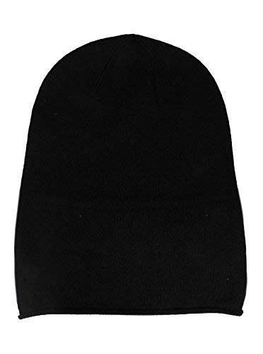 Zwillingherz Slouch-Beanie-Mütze mit Kaschmir - Hochwertige Strickmütze für Damen Mädchen Jungen - Hat - Unisex - One Size - warm und weich im Sommer Herbst und Winter Zwillingsherz (Black) von Cashmere Dreams