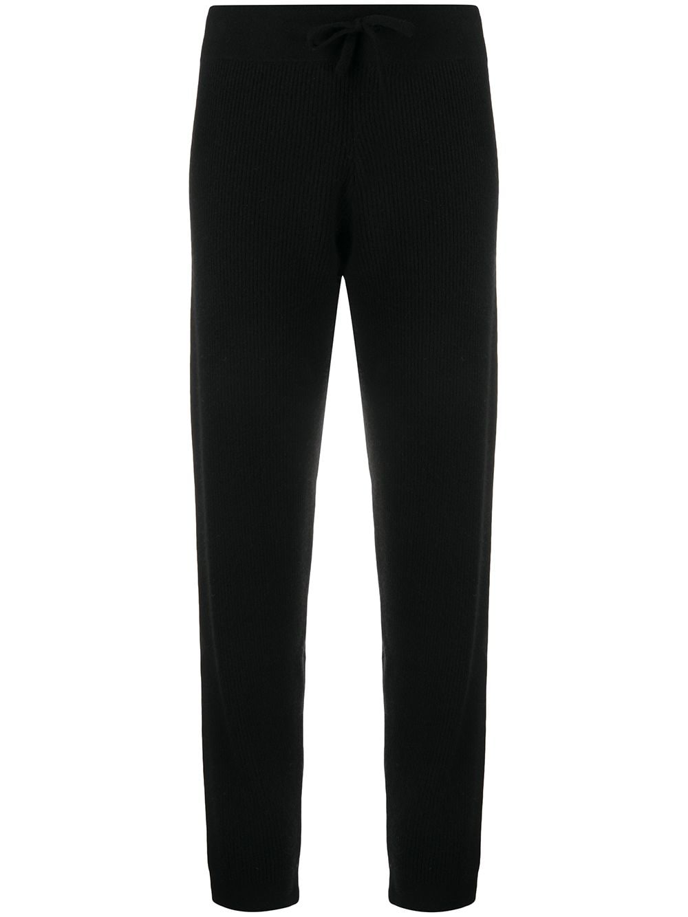 Cashmere In Love Gerippte Jogginghose - Schwarz von Cashmere In Love