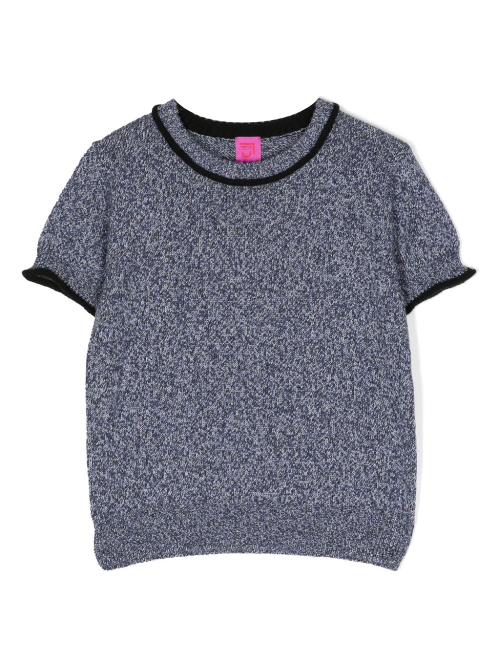 Cashmere in Love Kids Brighton T-Shirt aus Baumwoll-Kaschmirgemisch - Blau von Cashmere in Love Kids