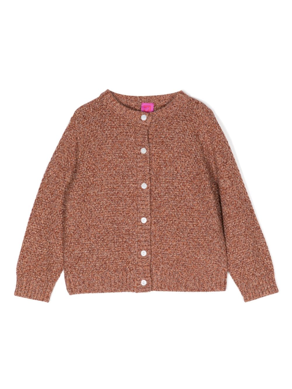 Cashmere in Love Kids Chester Cardigan mit rundem Ausschnitt - Braun von Cashmere in Love Kids