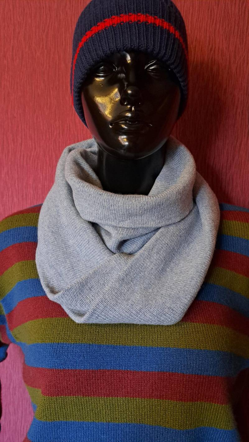 Loopschal Snood Strickschal Rundschal Damen/Herren von CashmereFrauNadja