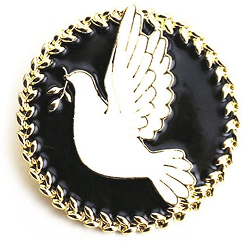 Revers Pin Peace Doves Punklegierung Brosche Pin Emaille Abzeichen Brosche Kleidung Kragen Pin Für Männer Frauen Schmuck von Casiler