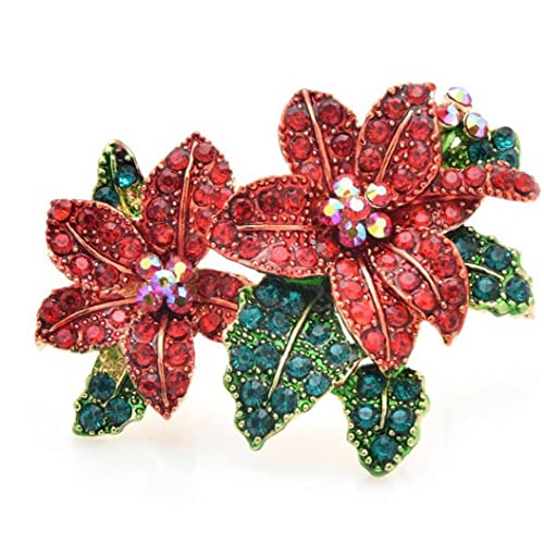 Roter Broschen Frauen Legierung Schöne Brosche Pins Geschenke Roter Broschen Frauen Legierung Schöne Brosche Pins Geschenke von Casiler