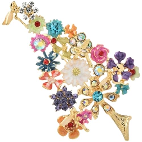 Weihnachtskranz-brosche, brosche, Anstecknadeln, Funkelnde Kranz-brosche, Weihnachtsschmuck, Zubehör Für Frauen Und Mädchen von Casiler