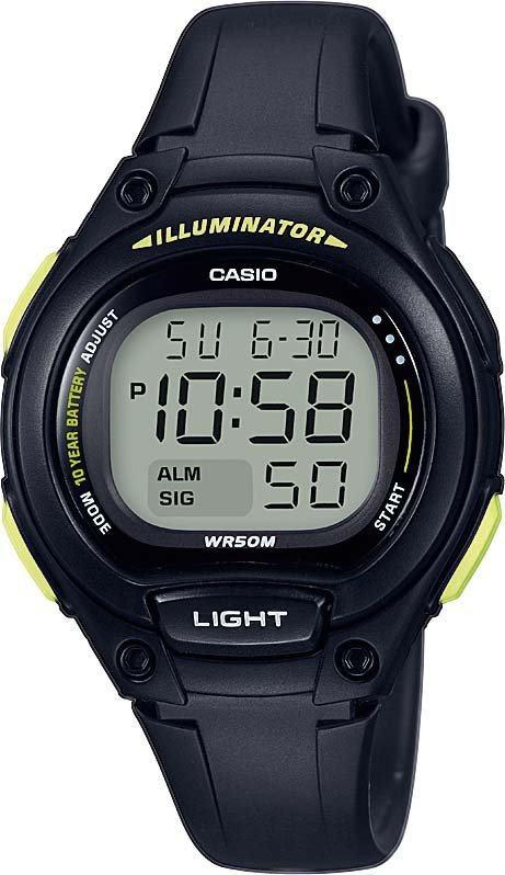 CASIO TIMELESS COLLECTION Chronograph LW-203-1BVEF, Quarzuhr,Armbanduhr,Digitaluhr,Geschenkidee,Mädchen,Jungen,Geburtstag von CASIO TIMELESS COLLECTION