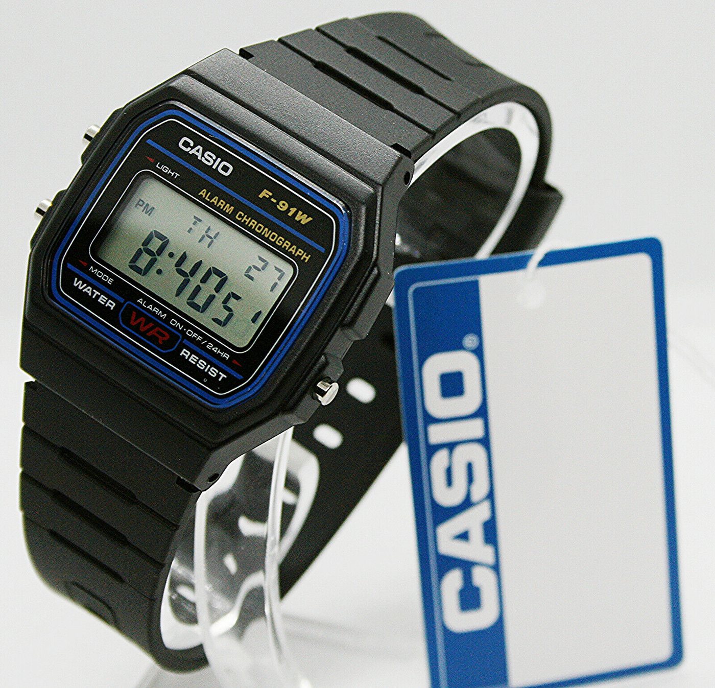 CASIO TIMELESS COLLECTION Digitaluhr Casio F-91W-1YEG, (1-tlg) von CASIO TIMELESS COLLECTION