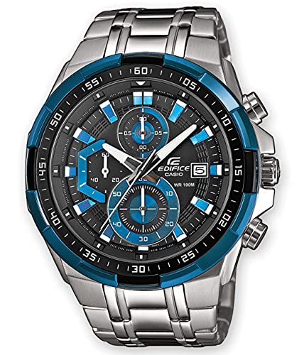 CASIO Casio Edifice Cint Steel Grau/Blau Herren - CA.EFR539D1A2VUEF von Casio Edifice