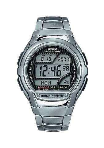 Casio Funk Funkchronograph WV-58RD-1AEF, Quarzuhr, Armbanduhr, Herrenuhr, Funkuhr, Digitaluhr, Resinarmband von Casio Funk