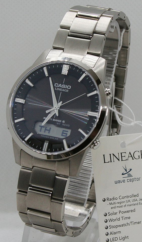 Casio Funk Funkuhr Casio Herren Funkuhr LCW-M170TD-1AER, (1-tlg) von Casio Funk