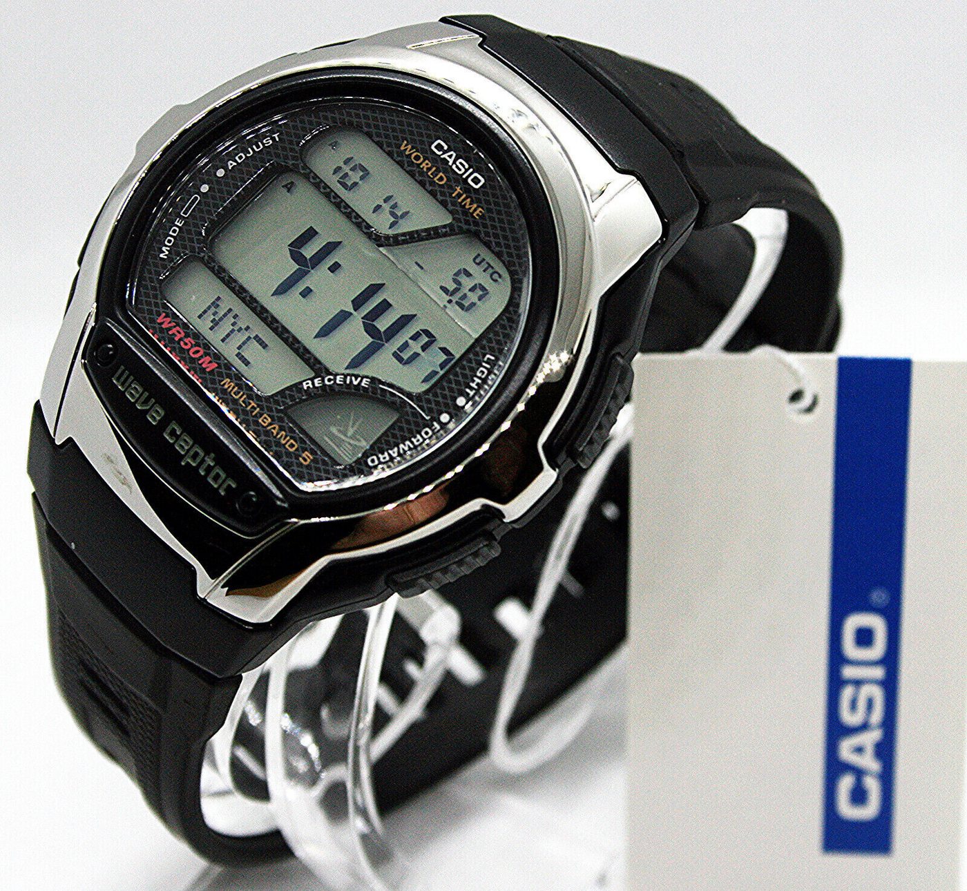 Casio Funk Funkuhr Casio Herrenuhr Wave Ceptor Funkuhr WV-58R-1AEF, (1-tlg) von Casio Funk
