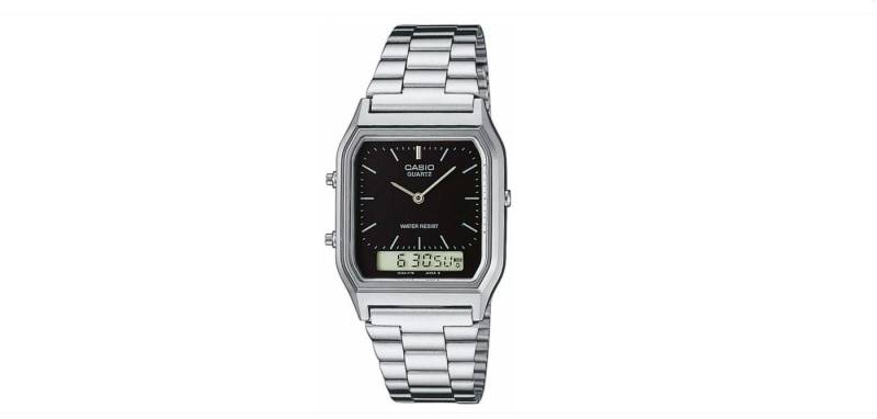 Casio Funk Luxusuhr Casio Classic Men's Black Watch - AQ-230A-1DMQYES, (1-tlg) von Casio Funk