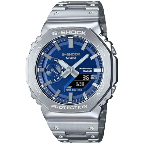 G-Shock Casio GMB2100AD-2A Herren-Armbanduhr, Vollmetall, leuchtend blau, silber, blau, Sportlich G-Shock Casio GMB2100AD-2A Herren-Armbanduhr, Vollmetall, leuchtend blau, silber, blau, Sportlich von Casio G-Shock
