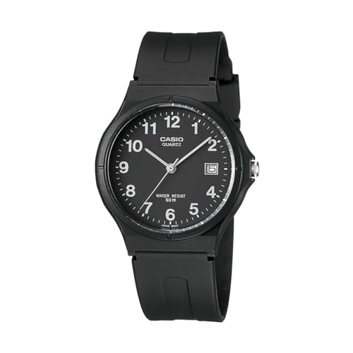CASIO Damen Analog Quarz Uhr mit Resin Armband MW-59-1B von Casio