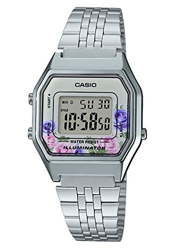 CASIO Damen Armbanduhr Digital Quarz Edelstahl LA680WEA-4CEF CASIO Damen Armbanduhr Digital Quarz Edelstahl LA680WEA-4CEF von Casio