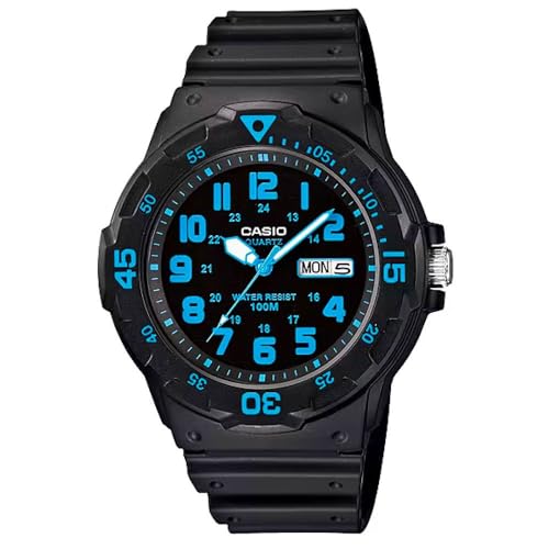 CASIO Herren Analog Quarz Uhr mit Resin Armband MRW-200H-2 von Casio