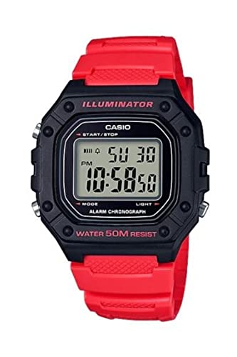 CASIO Herren Armbanduhr Digital Quarz Harz W-218H-4BVEF von Casio