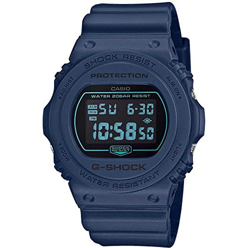 CASIO Herren Digital Quarz Uhr mit Resin Armband DW-5700BBM-2ER von Casio