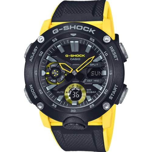 CASIO HerrenArmbanduhr Analog-Digital Quarz Harz GA-2000-1A9ER von Casio