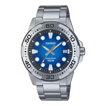 CASIO MTD-140D-2AVDF Herren Armbanduhr aus Stahl von Casio