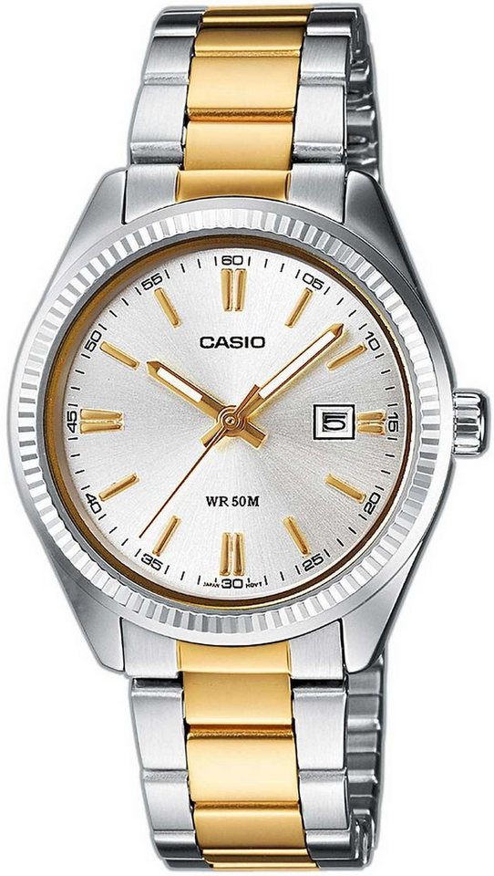 CASIO Quarzuhr Damenuhr - Casio Modell: LTP-1302PSG-7AVEG von Casio