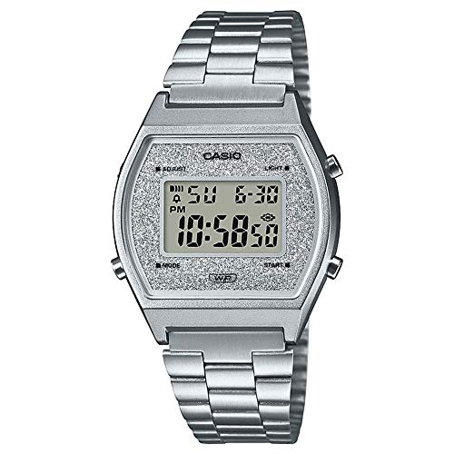 CASIO Unisex Digital Quarz Uhr mit Edelstahl Armband B640WDG-7EF, silber von Casio