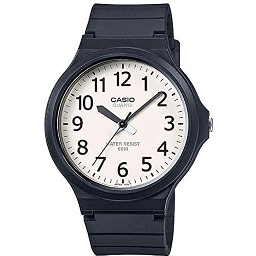 Casio Analog MW-240-7BV Herrenuhr, großes Gehäuse, 50 m Widerstand, Armband, Gurt von Casio