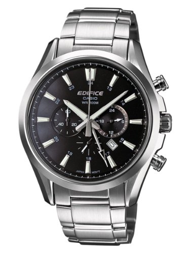 Casio CASIO EDIFICE EFB-504D-1AVEF Premium Herrenuhr silber schwar von Casio