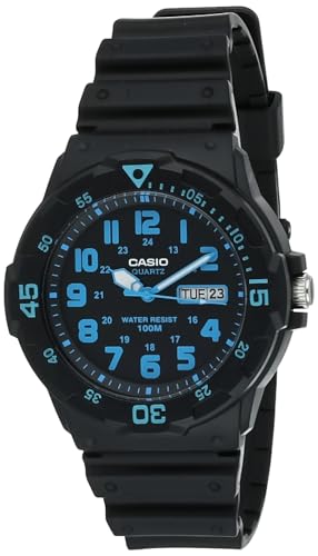CASIO Herren Analog Quarz Uhr mit Resin Armband MRW-200H-2 von CASIO
