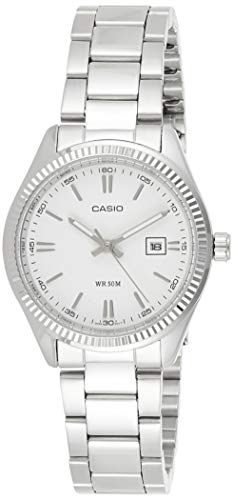 Casio DamenArmbanduhr Analog Quarz Edelstahl LTP-1302PD-7A1VEF von Casio