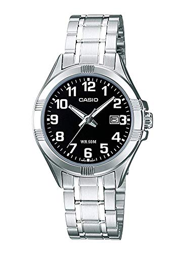 Casio DamenArmbanduhr Analog Quarz Edelstahl LTP-1308PD-1BVEF von Casio