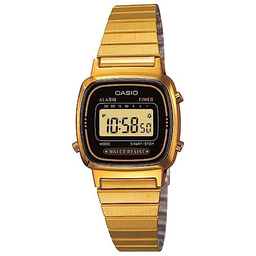 Casio Collection Damen Retro Armbanduhr LA670WEGA-1EF von Casio