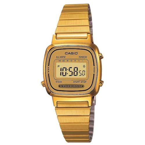 Casio Collection Damen Retro Armbanduhr LA670WEGA-9EF von Casio