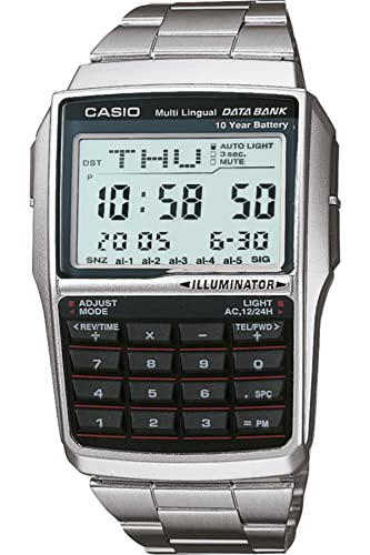 Casio Unisex ErwachseneArmbanduhr Digital Quarz Edelstahl DBC-32D-1AES von Casio