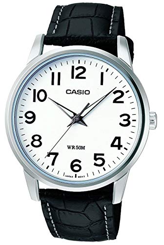 Casio HerrenArmbanduhr Analog Quarz Leder MTP-1303PL-7BVEF von Casio