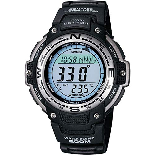 Casio Pro Trek Herrenchronograph in Schwarz SGW-100-1VEF von Casio
