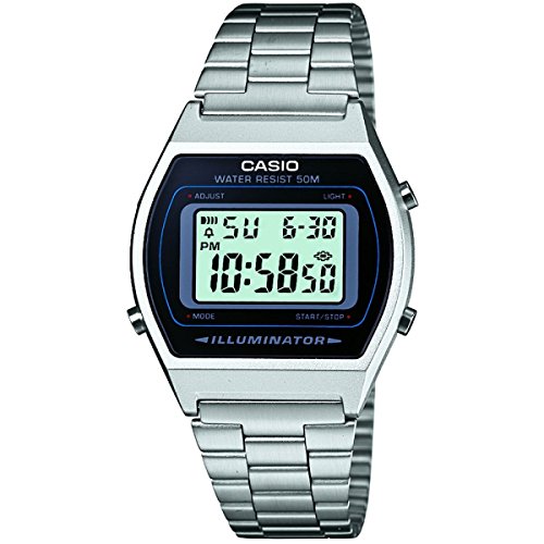 Casio Unisex ErwachseneArmbanduhr Digital Quarz Edelstahl B640WD-1AVEF von Casio