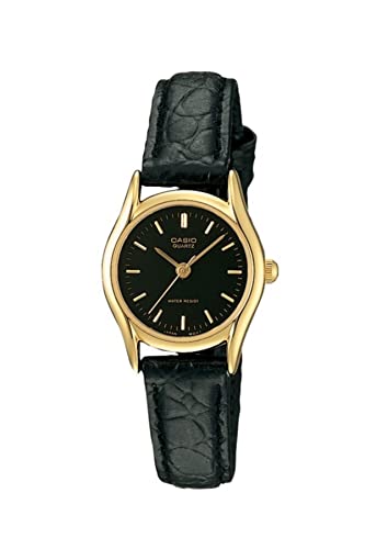 Casio Damen-Armbanduhr Analog Quarz Textil LTP-1094Q-1A von Casio