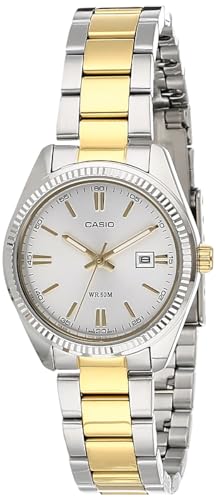 Casio Damen-Armbanduhr Classic Analog Quarz Edelstahl beschichtet LTP-1302SG-7A von Casio