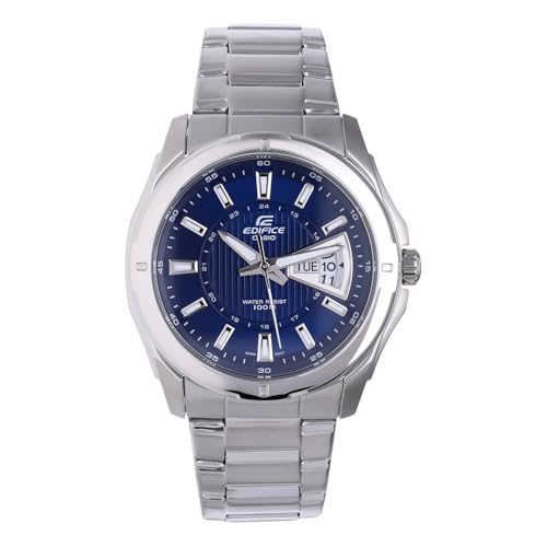Casio HerrenArmbanduhr Analog Quarz Edelstahl EF-129D-2AVEF von Casio