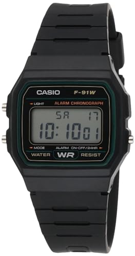 Casio F-91W-3DG Armbanduhr schwarz, Armband Casio F-91W-3DG Armbanduhr schwarz, Armband von Casio