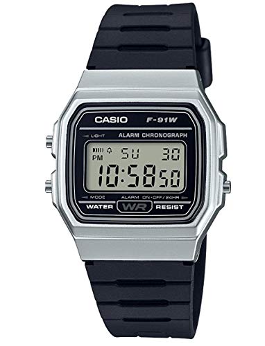 Casio Collection Unisex Armbanduhr F-91WM-7AEF von Casio