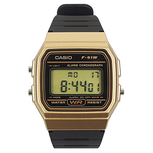 Casio Collection Unisex Armbanduhr F-91WM-9AEF von Casio