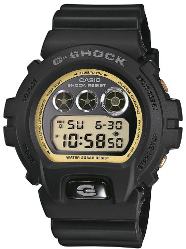 Casio G-Shock Digital Herren Uhr Schwarz DW-6900MR-1ER von Casio