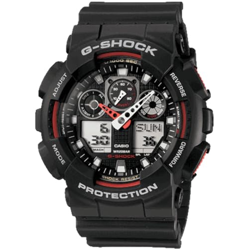 Casio G-Shock Herren Harz Uhrenarmband GA-100-1A4ER von Casio G-Shock