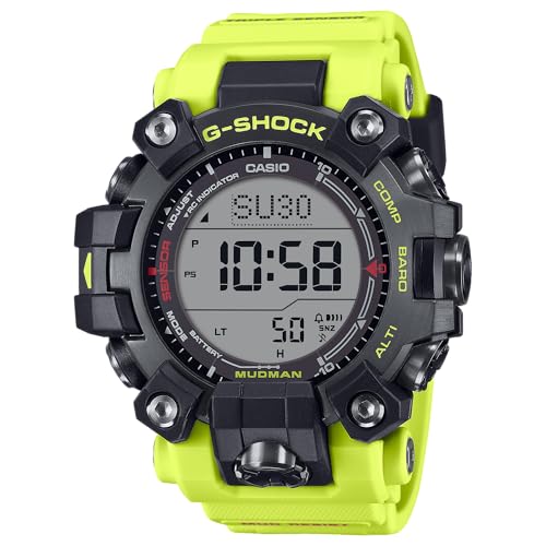 Casio G-Shock Master of G MUDMAN GW9500MRY-1A9 | solarbetrieben | Dreifach-Sensor | schmutzabweisend | 200 m wasserdicht | Rettungsgelb, gelb von Casio