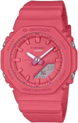 Casio GMA-P2100-4AER digital Women's Watch with red Resin Strap. von Casio