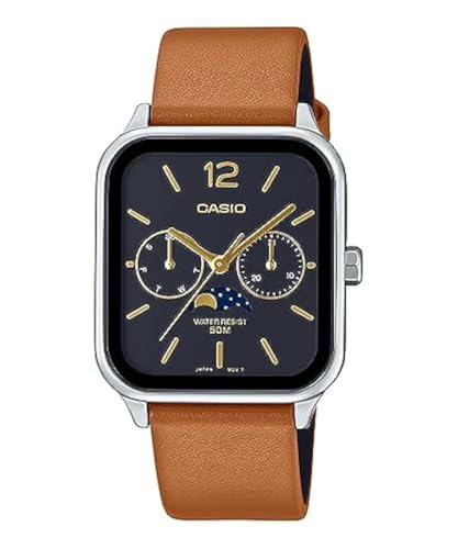 Casio Herren Analog Armbanduhr MTP-M305L-1AVDF, Mehrfarbig., Klassisch von Casio
