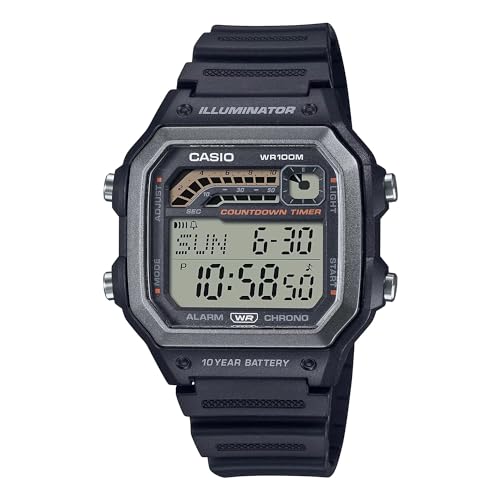 Casio Herren Analog-Digital Quarz Uhr mit Kunststoff Armband WS-1600H-1AVEF Casio Herren Analog-Digital Quarz Uhr mit Kunststoff Armband WS-1600H-1AVEF von Casio
