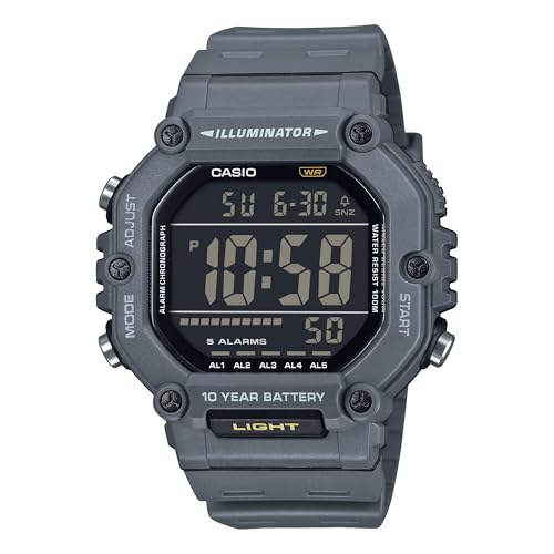 Casio Herren Analog-Digital Uhr mit Harz Armband AE-1600H-8BVDF von Casio