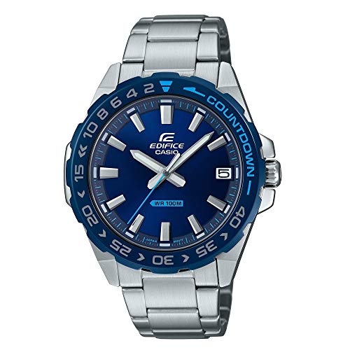 Casio Herren Analog Quarz Uhr mit Edelstahl Armband EFV-120DB-2AVUEF von Casio